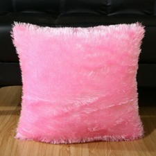 16" 18" 20" 22" 24" Velvet Plain Cushion Covers Pillow Cases Home Sofa Decor UK