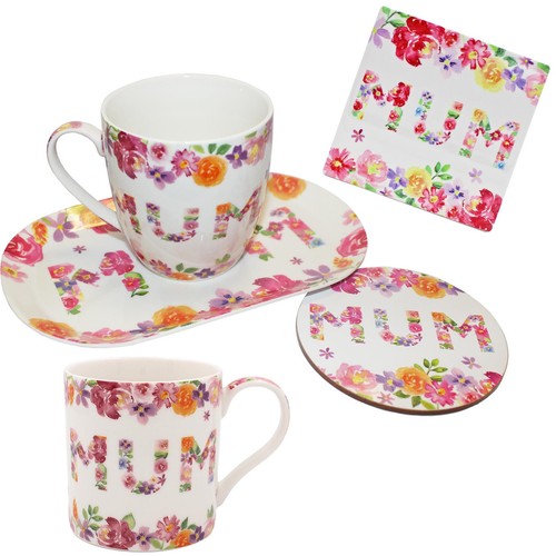 Mum mug coaster tea tray - mum,