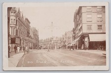 RPPC Broad Street Reading. Trams. Eastmans. P.O. Collier 209. 1908 Post