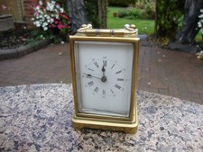 Vintage Brass Carriage Clock –