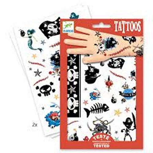 Djeco tattoos pirates - djeco,