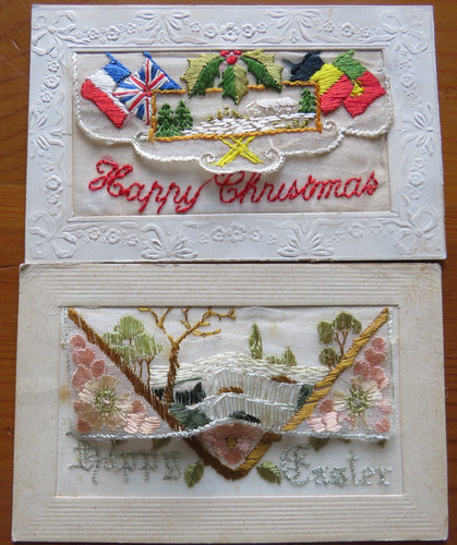 Ww1 french embroidered - x,