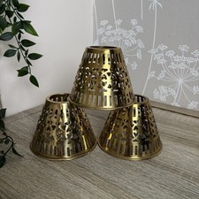 Vintage Brass Ornate Pierced