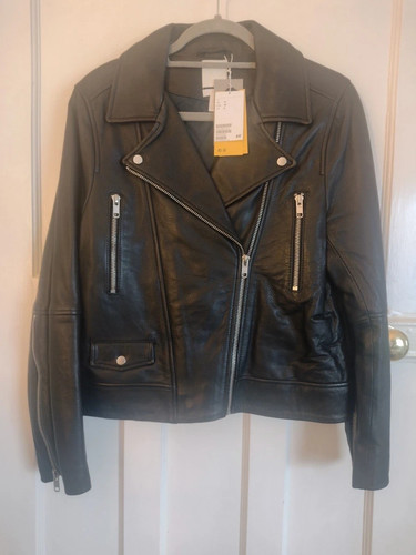 Leather jacket size 12 - leather,