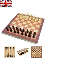 Travel-Friendly 3 in 1 Chess