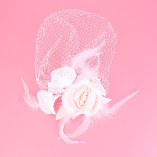 Bridal headpiece bride veil - bridal,