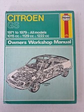 Citroen GS Haynes Manual 1971