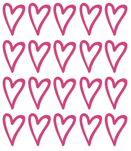 Heart shaped stickers - heart,