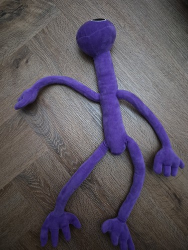 Purple plush toy from rainbow - purple,