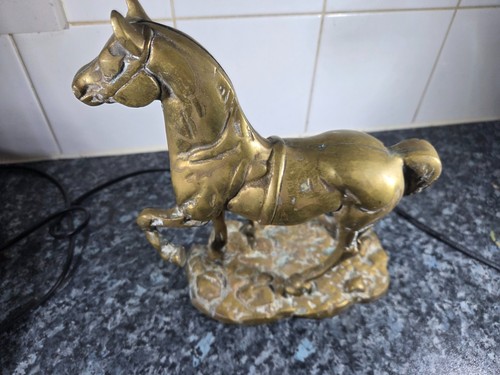Decorative heavy brass horse - decorative,