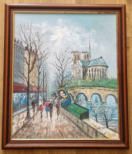 Vintage impressionist parisian - vintage,
