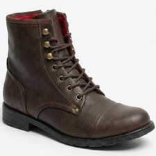 60% OFF Mens Ankle Boots Brown