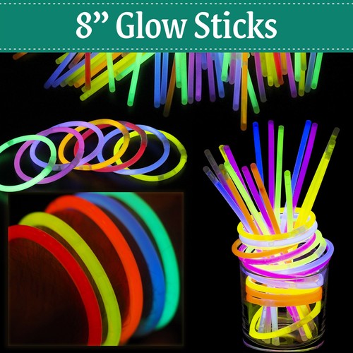 Glow sticks party favors - 8",