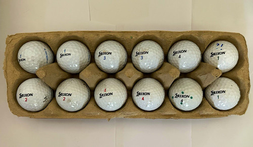 12x srixon golf balls - -, mixed