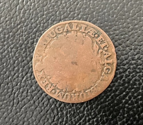 Portuguese reis coin worn - 5, coin?