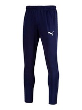 PUMA Mens Navy Blue  Tricot Tracksuit Pants Bottoms Small NEW