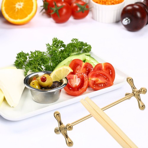 2pcs chopsticks holders metal - chopsticks,