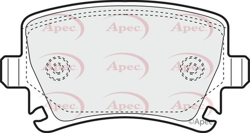 Apec brake pads - rear, r90