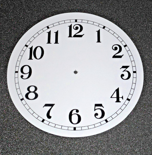 Clock dial face paper card - face, 4