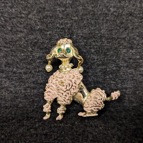 Vintage mcm jewelry pink - pink, gold