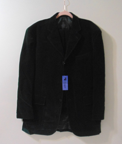 New men velvet suit jacket - new,