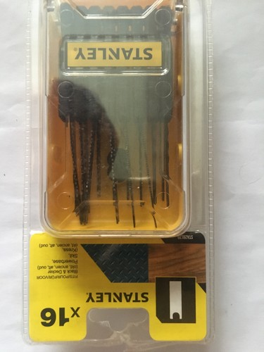 Stanley 16pc wood metal - stanley, &