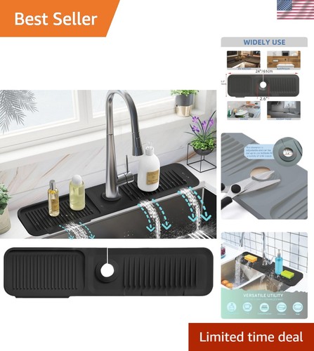 Inch black silicone kitchen - black,