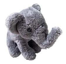 Grey Elephant Plush Stuffed Soft Toy Safari Animal 5" Small Teddy Bear Safari