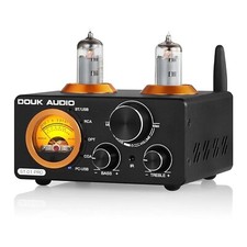 Douk Audio ST-01 PRO 200W Hifi Valve Amplifier, Mini Tube Amp, Stereo Receiver,