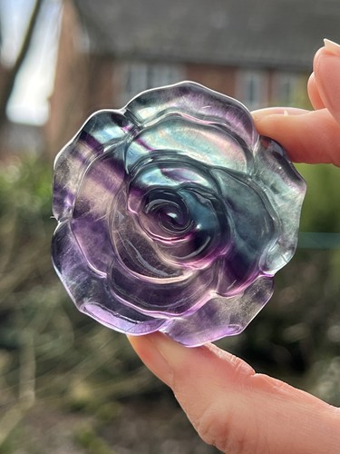 Fluorite rainbow crystal rose - crystal,