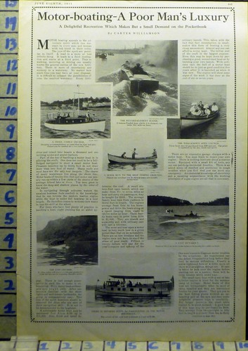 1911 motor boat nautical - motor,