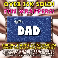 Grandad - CHOCOLATE BAR WRAPPER Novelty Birthday Christmas Gift Present