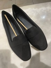 ladies flat black shoes size 8