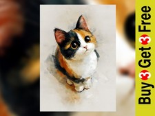 Adorable Calico Kitten 5"x7"