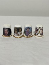 Royal Family Thimble Set Finsbury Fine Bone China Queen Mother Prince William