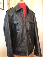 VINTAGE REAL LEATHER REDSKINS