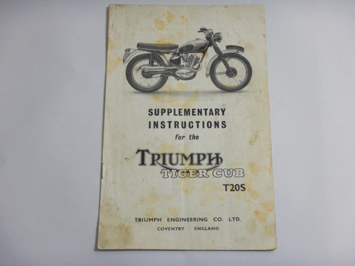 1959 triumph tiger - triumph, cub