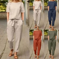 Ladies Summer Tracksuits 2PCs