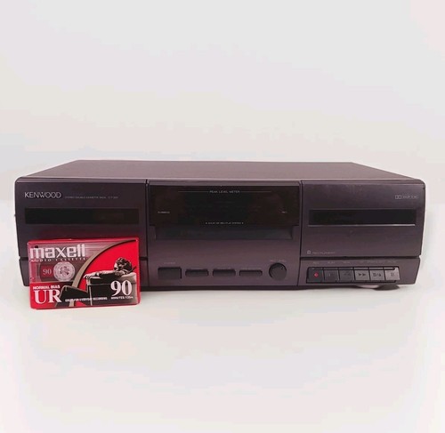 Vtg kenwood double cassette - double,