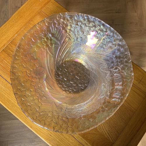 Glass fruit bowl - fruit, large