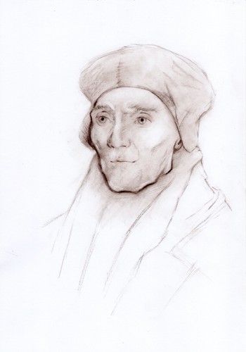 Original portrait study - portrait, after