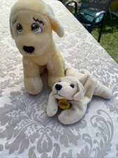 2 Andrex Puppies Beanie & Plush Soft Toys Stuffed Animal Dogs 39