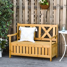 Garden Storage Bench 2Seater