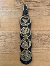 4 Vintage Horse Brasses