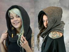 WOOLEN SNOOD HOOD Wooly Cosy