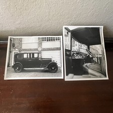 VTG 1960s England 2 Photograph LOT of Antique Rolls Royce Car Rippon Engine 20HP