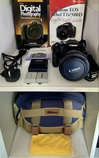 Canon 500D DSLR Camera Lens & Accessories Photography Starter Kit EXCELLENT COND