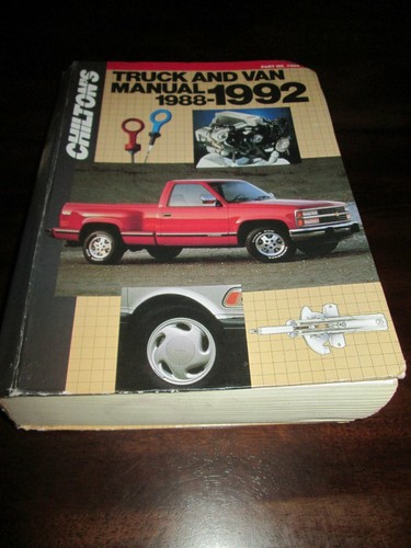 Chilton 1988 1992 truck and - chilton's, 1988-1992