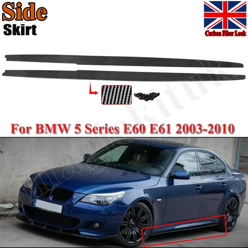 Carbon look side skirts - look,