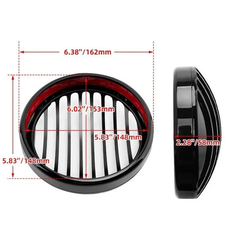 Led headlight grill - 5.75",